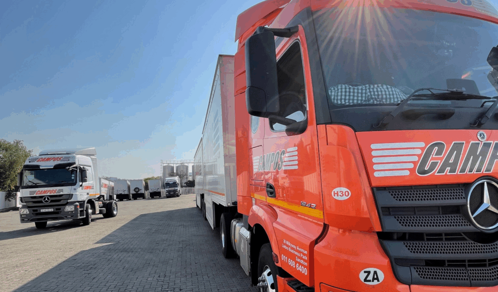 Campos trucks orange and white